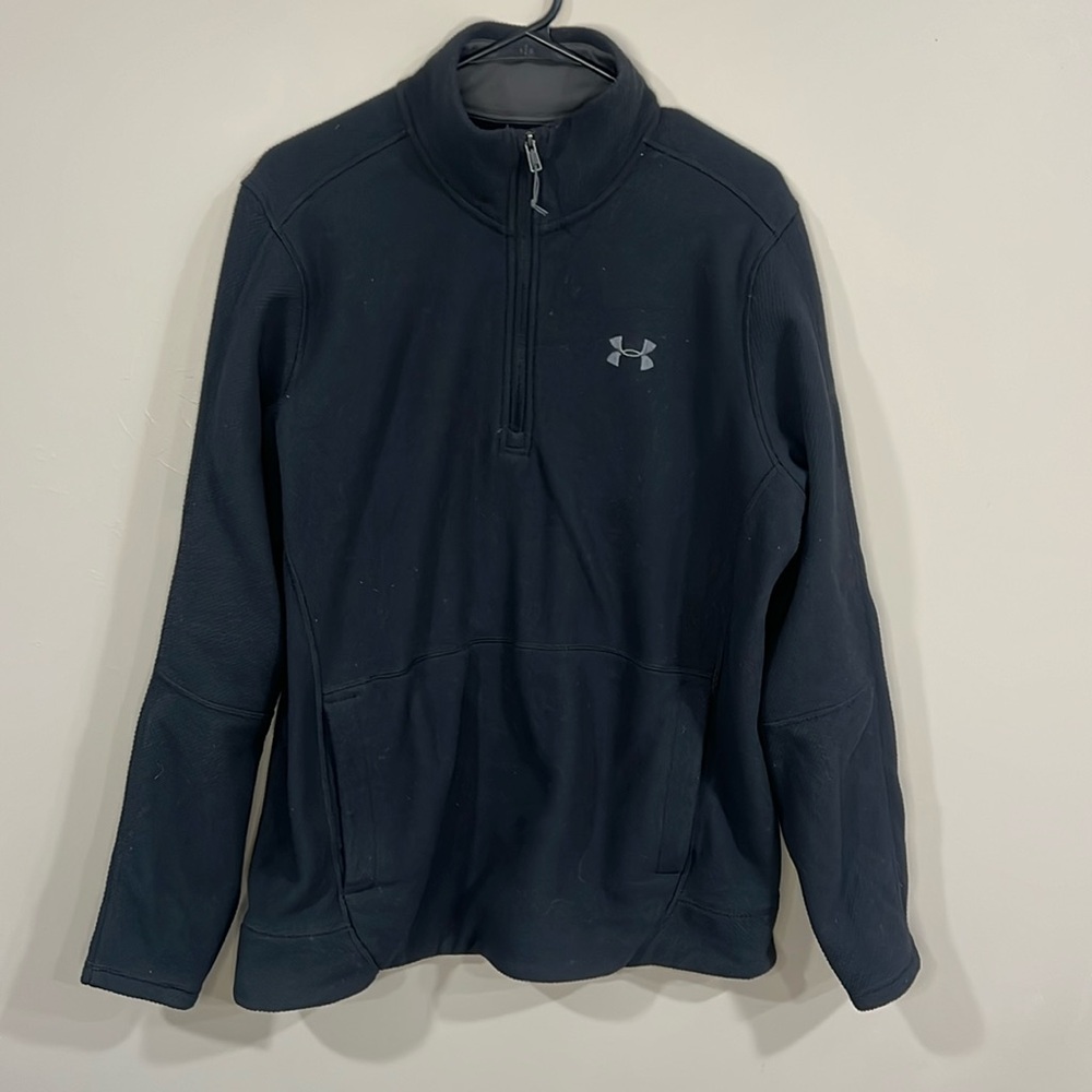 Under Armour Men's zephyr Loose Quarter Zip-Up Sweater large